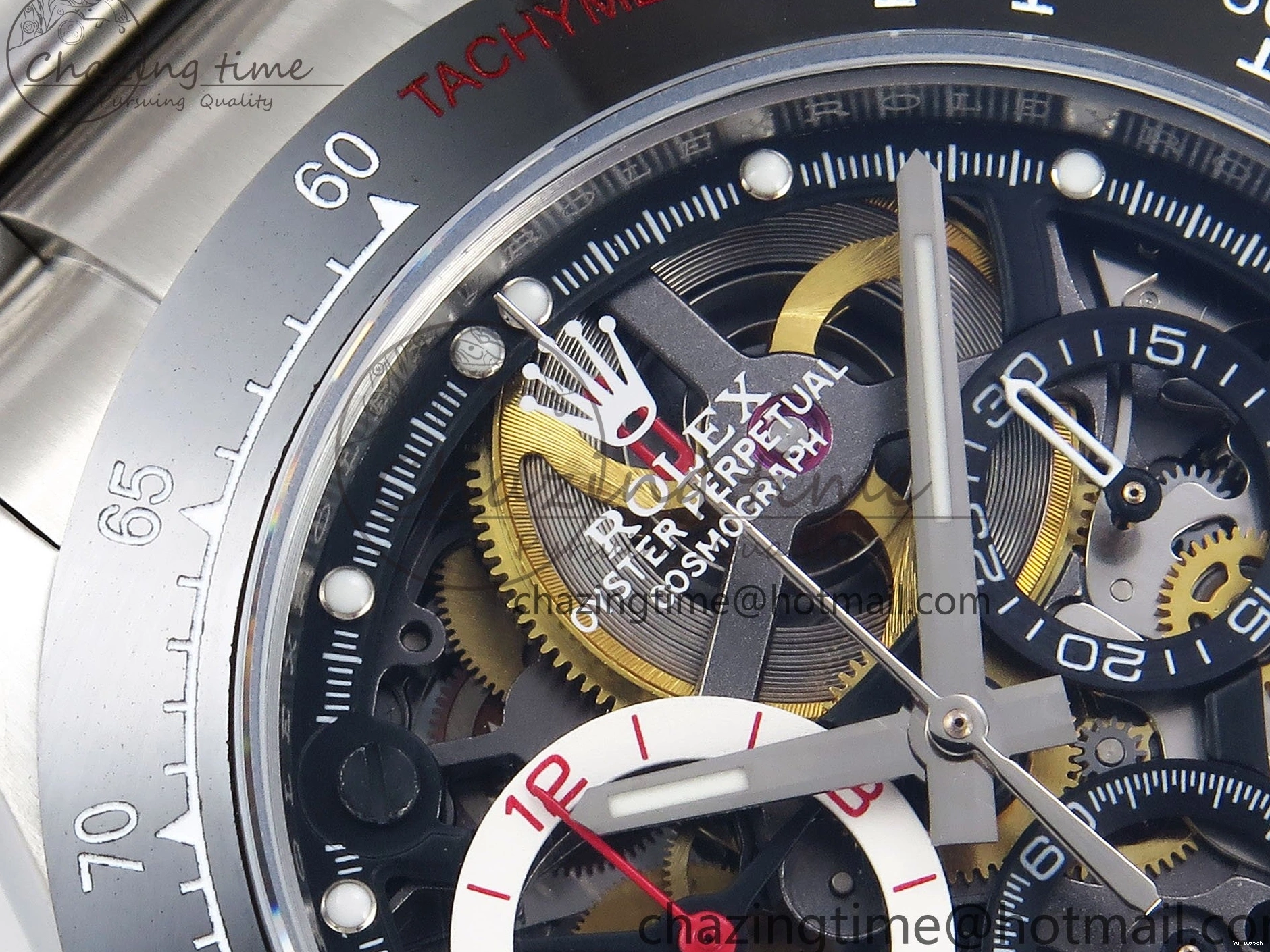 Bracelet Edition SONIC Daytona SS Bezel Skeleton Skeleton Best SA4130 Dial on Ceramic Oyster 0127